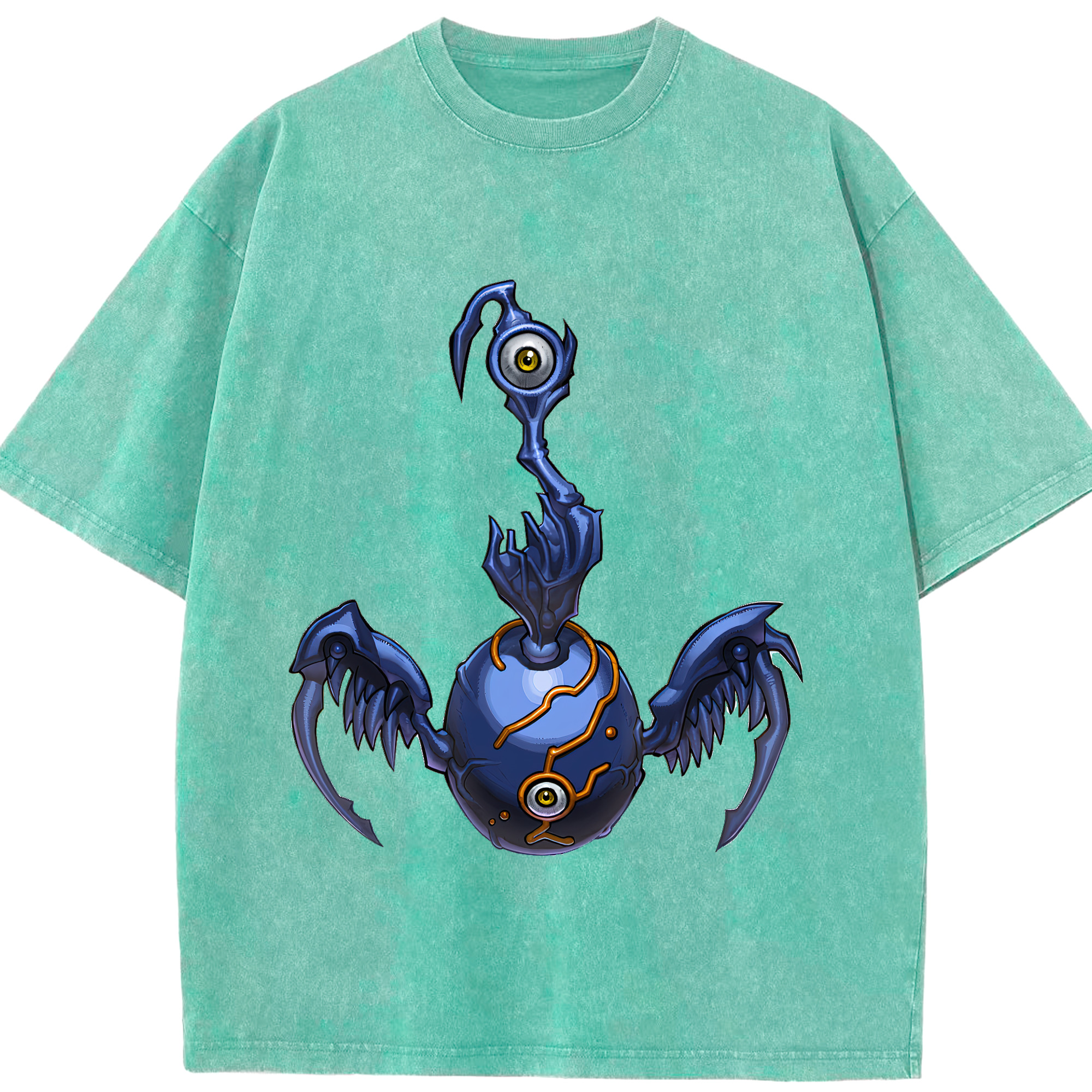 （画像用） 遊☆戯☆王 Yu-Gi-Oh! 綿100% ヴィンテージ風 半袖Tシャツ（フロントプリント）